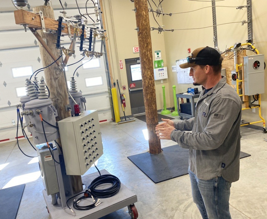 Powering up their skills: New simulator helps lineworkers train safely